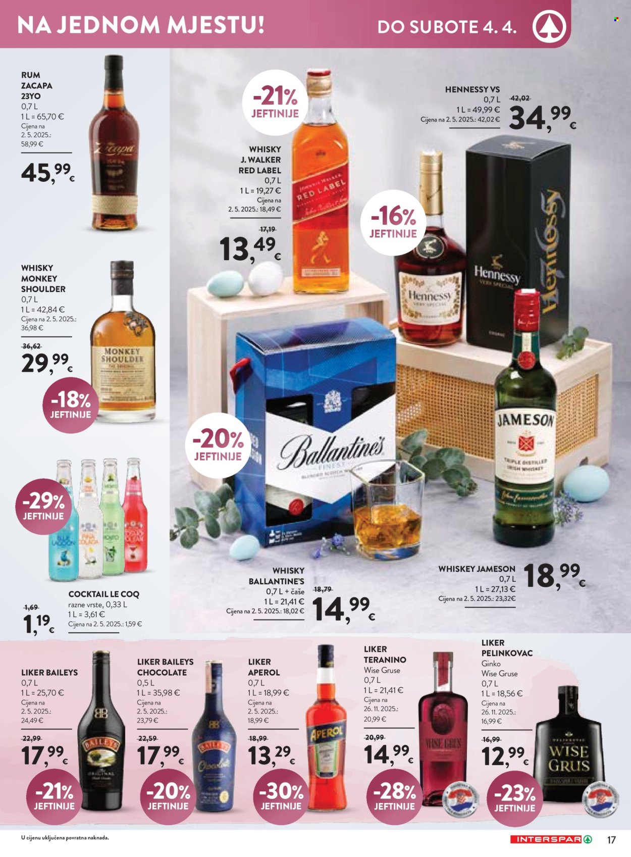 INTERSPAR katalog - 19.03.2026. - 04.04.2026. Stranica 17