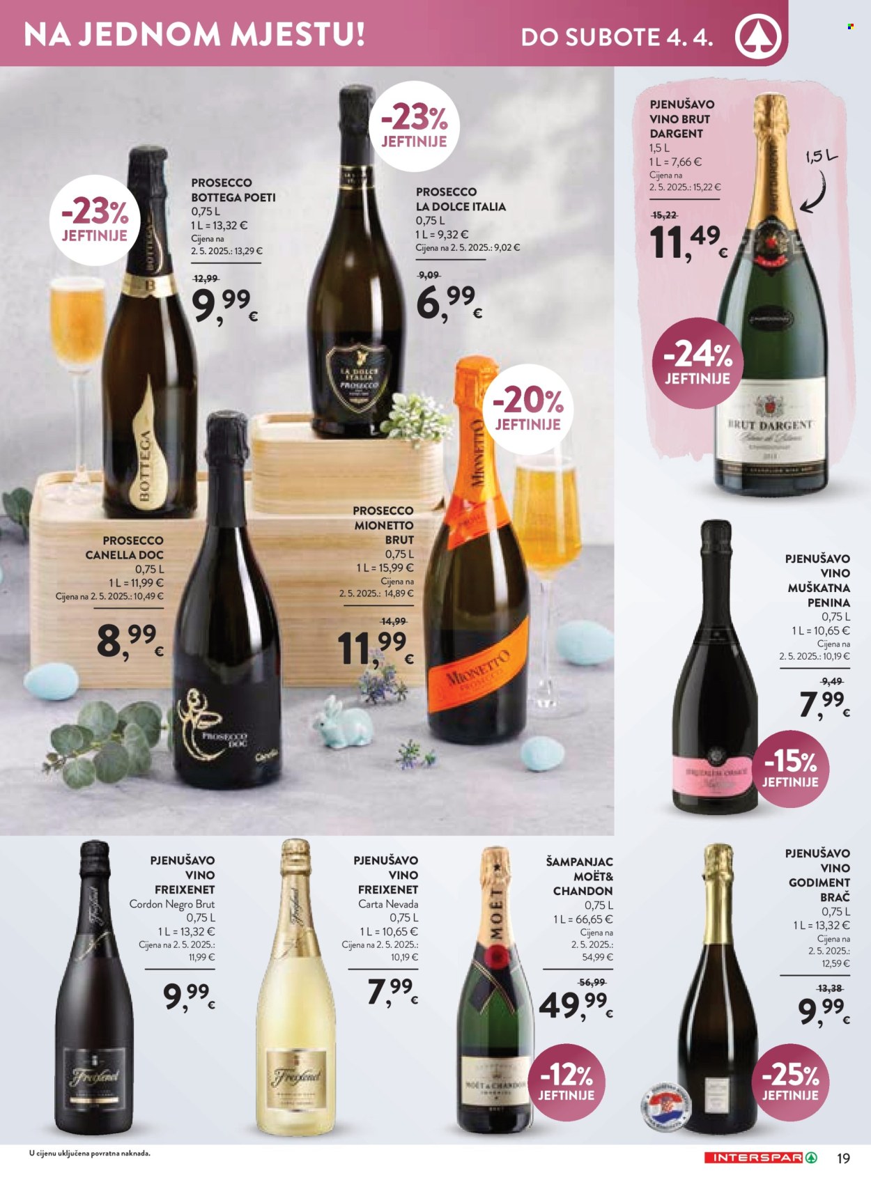 INTERSPAR katalog - 19.03.2026. - 04.04.2026. Stranica 19