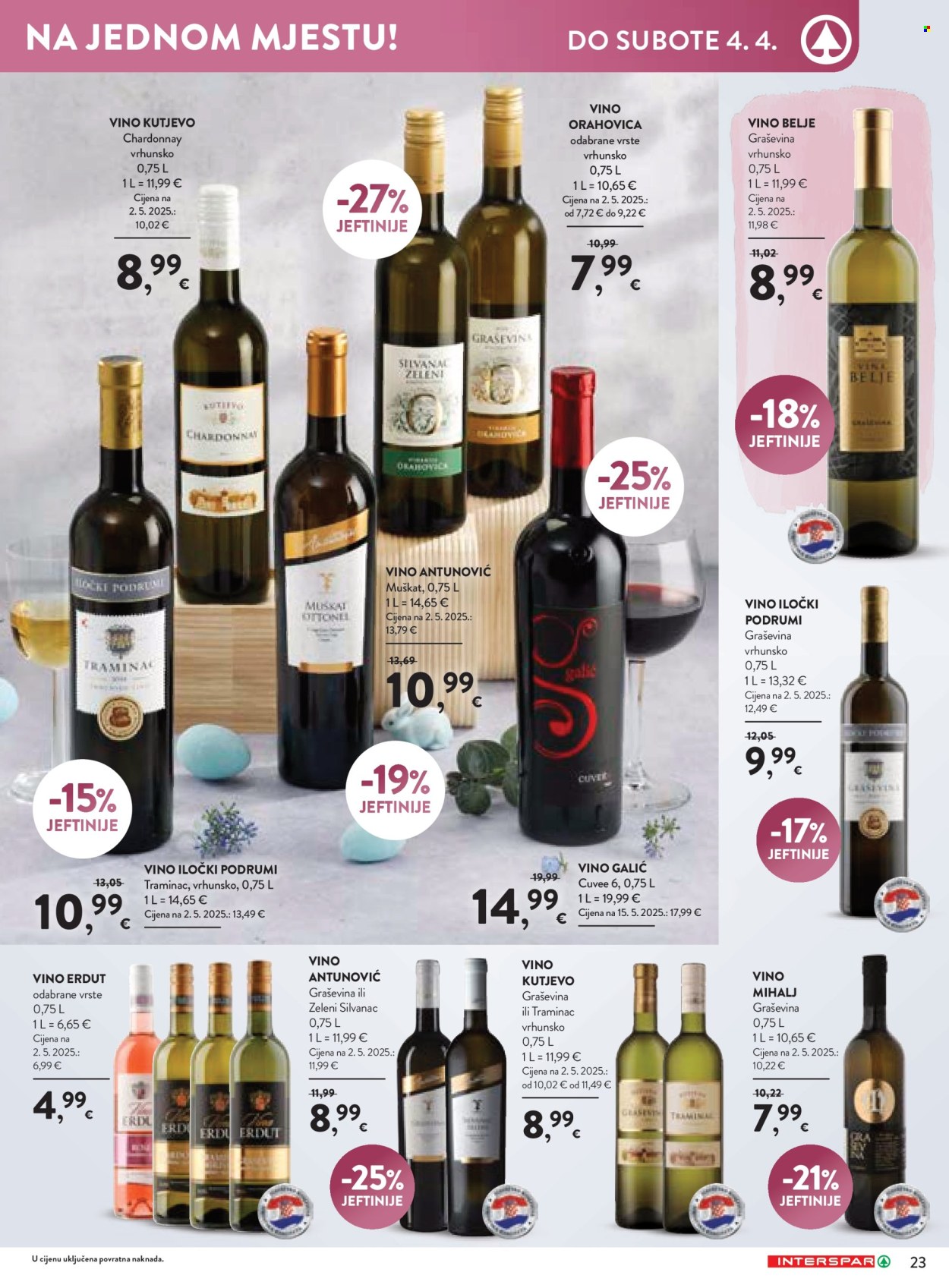 INTERSPAR katalog - 19.03.2026. - 04.04.2026. Stranica 23