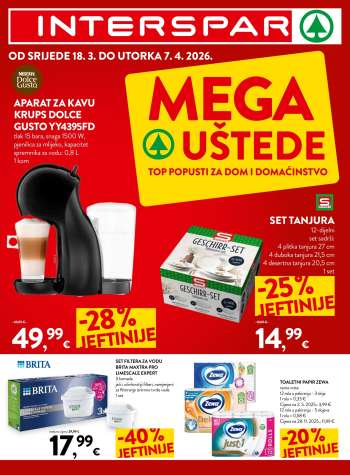 INTERSPAR katalog - 18.03.2026. - 07.04.2026.
