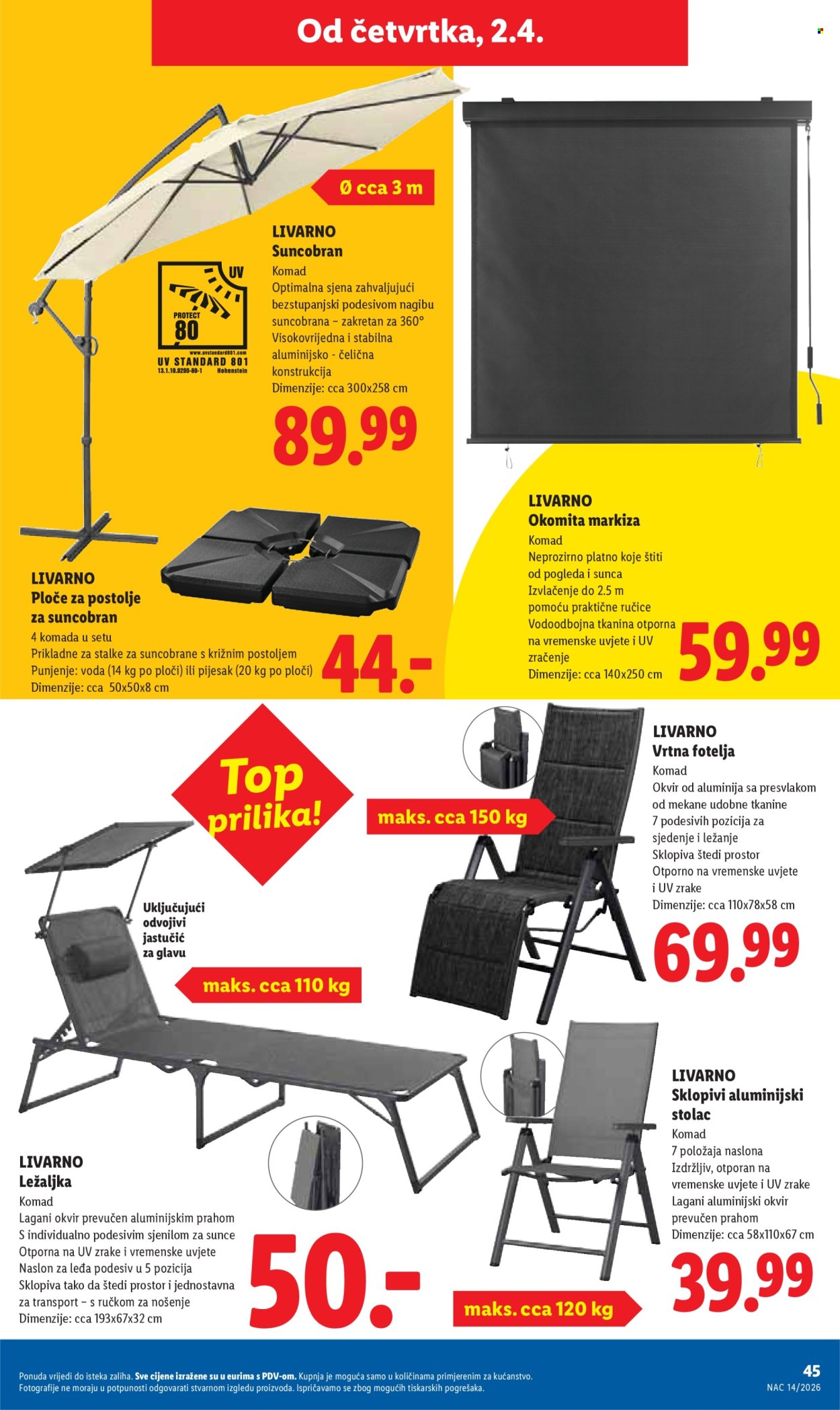 Lidl katalog - 30.03.2026. - 04.04.2026. Stranica 45