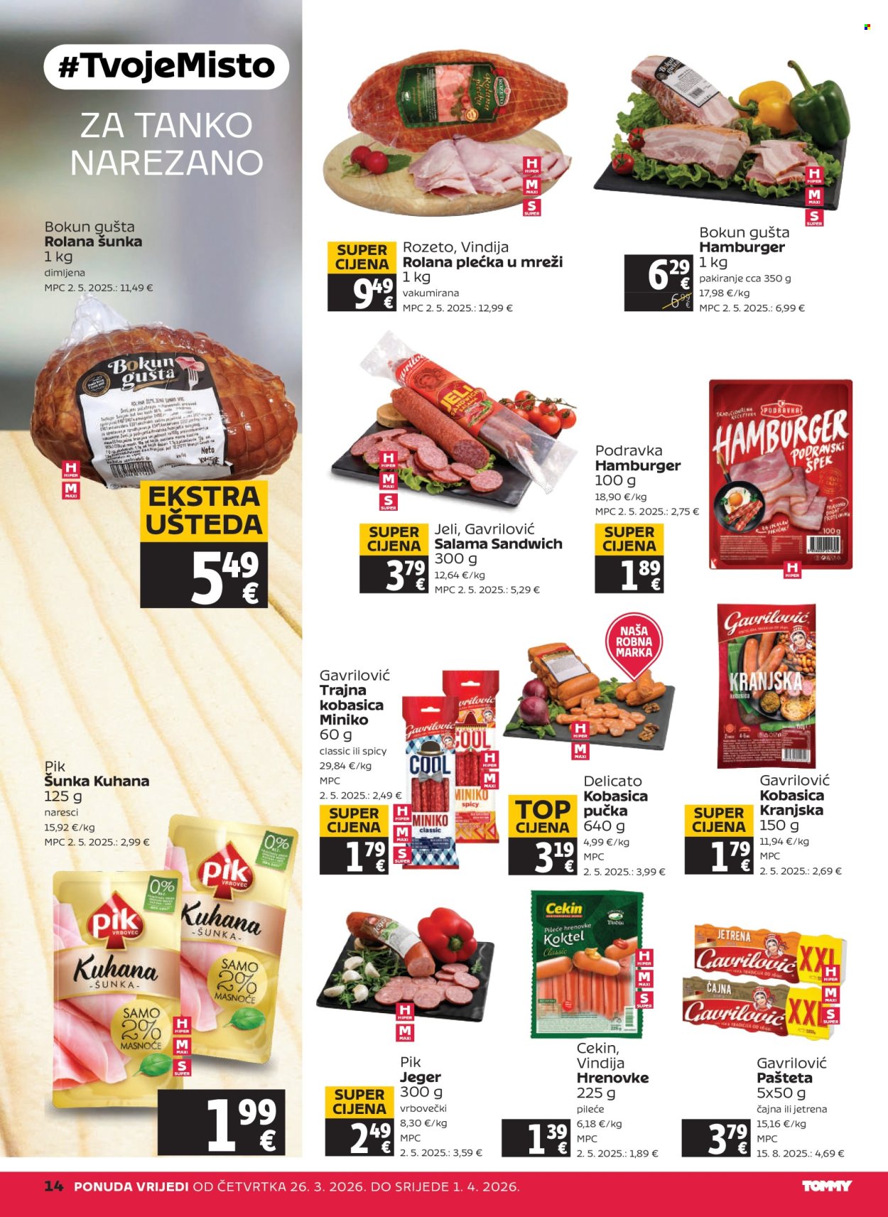 Tommy katalog - 26.03.2026. - 01.04.2026. Stranica 14