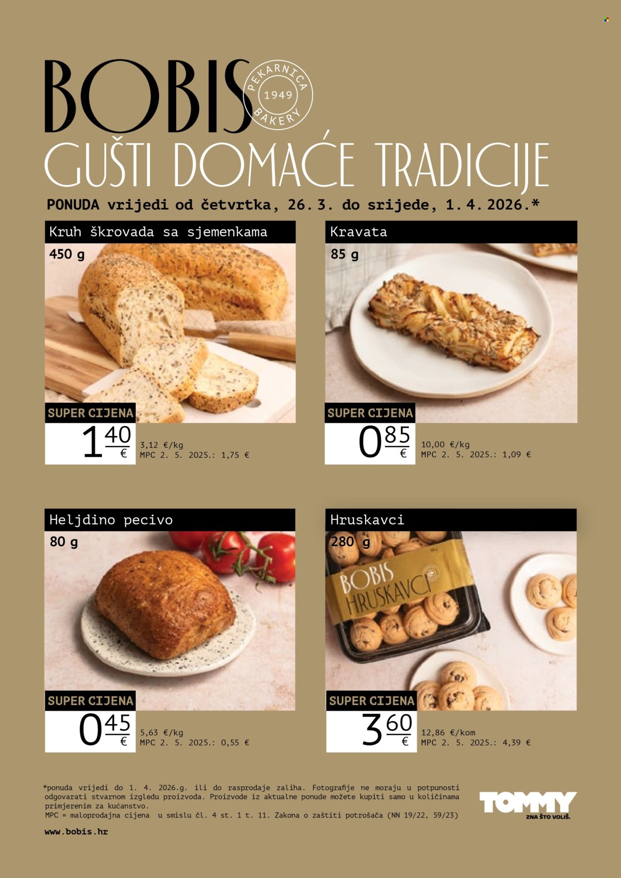 Tommy katalog - 26.03.2026. - 01.04.2026. Stranica 1