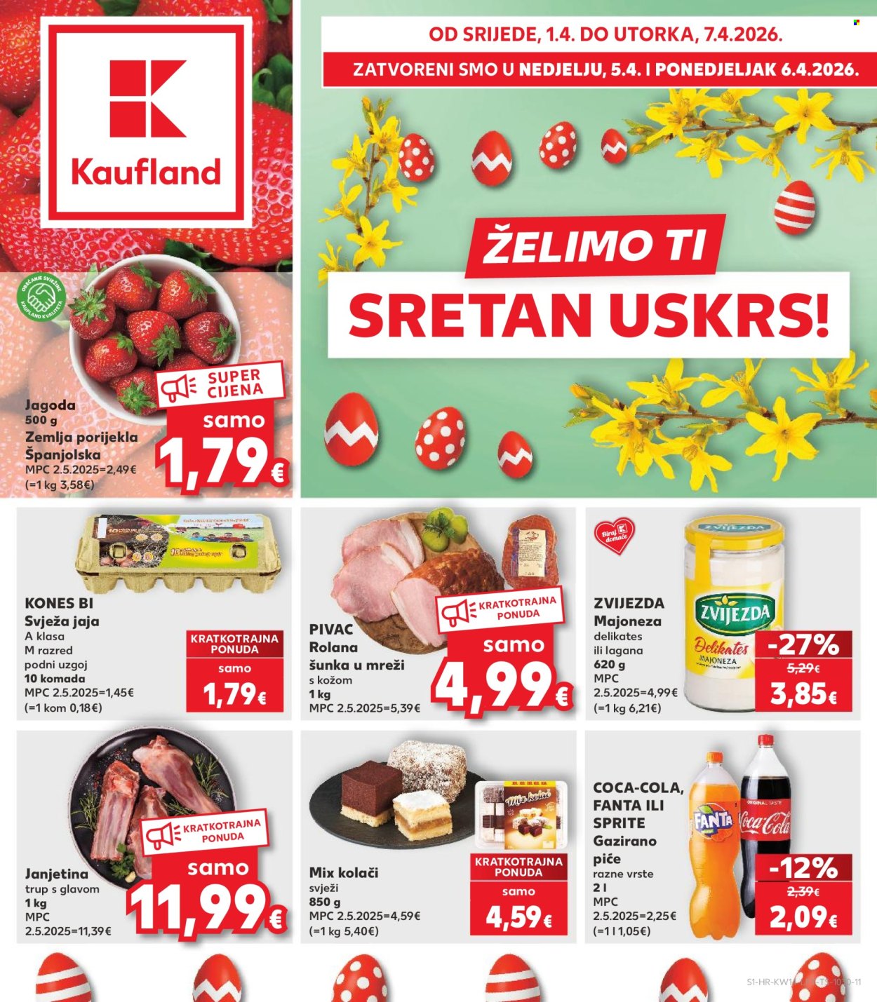 Kaufland katalog - 01.04.2026. - 07.04.2026. Stranica 1