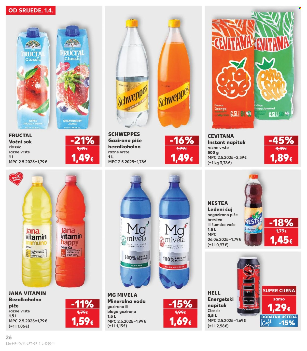 Kaufland katalog - 01.04.2026. - 07.04.2026. Stranica 26