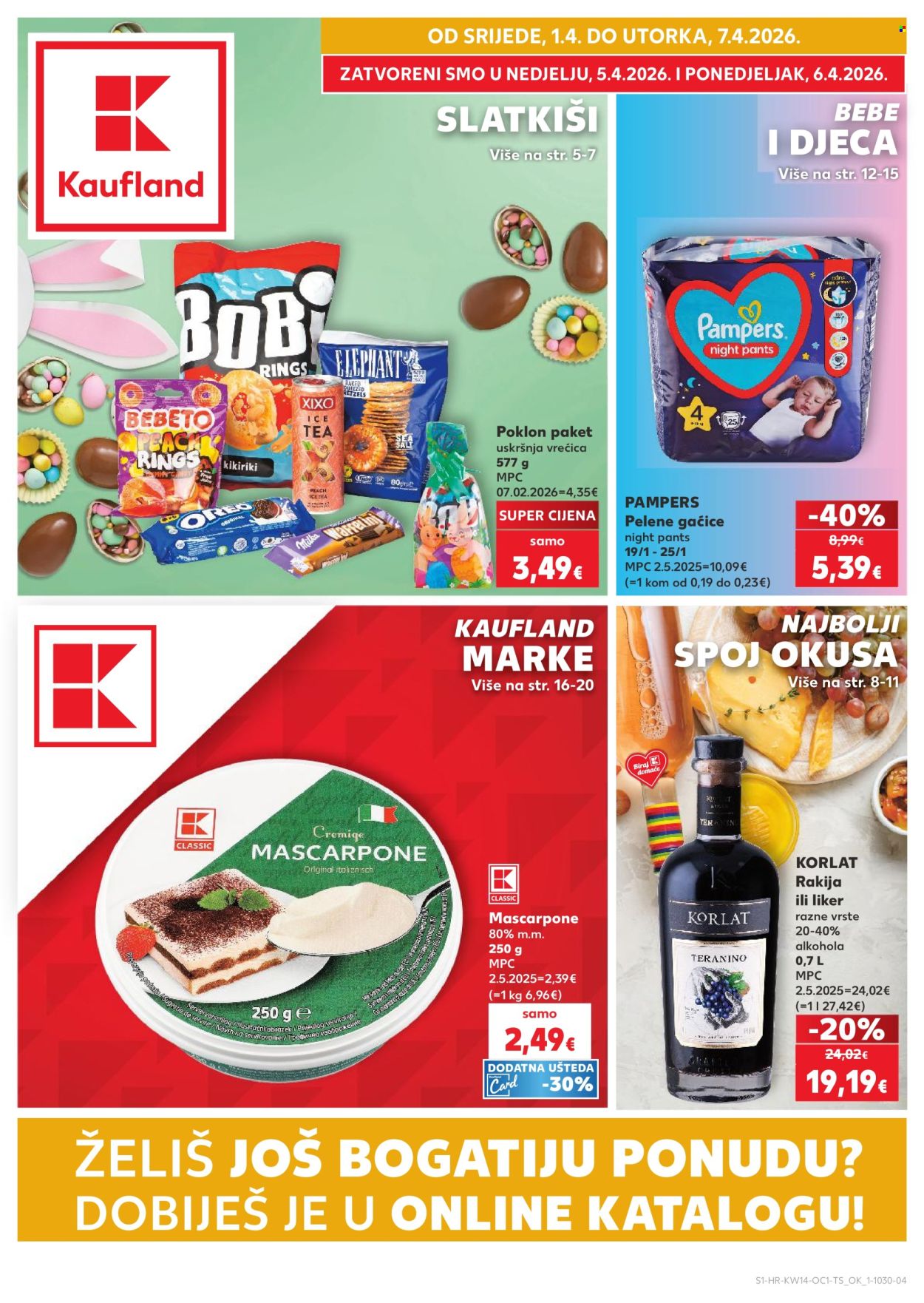 Kaufland katalog - 01.04.2026. - 07.04.2026. Stranica 1