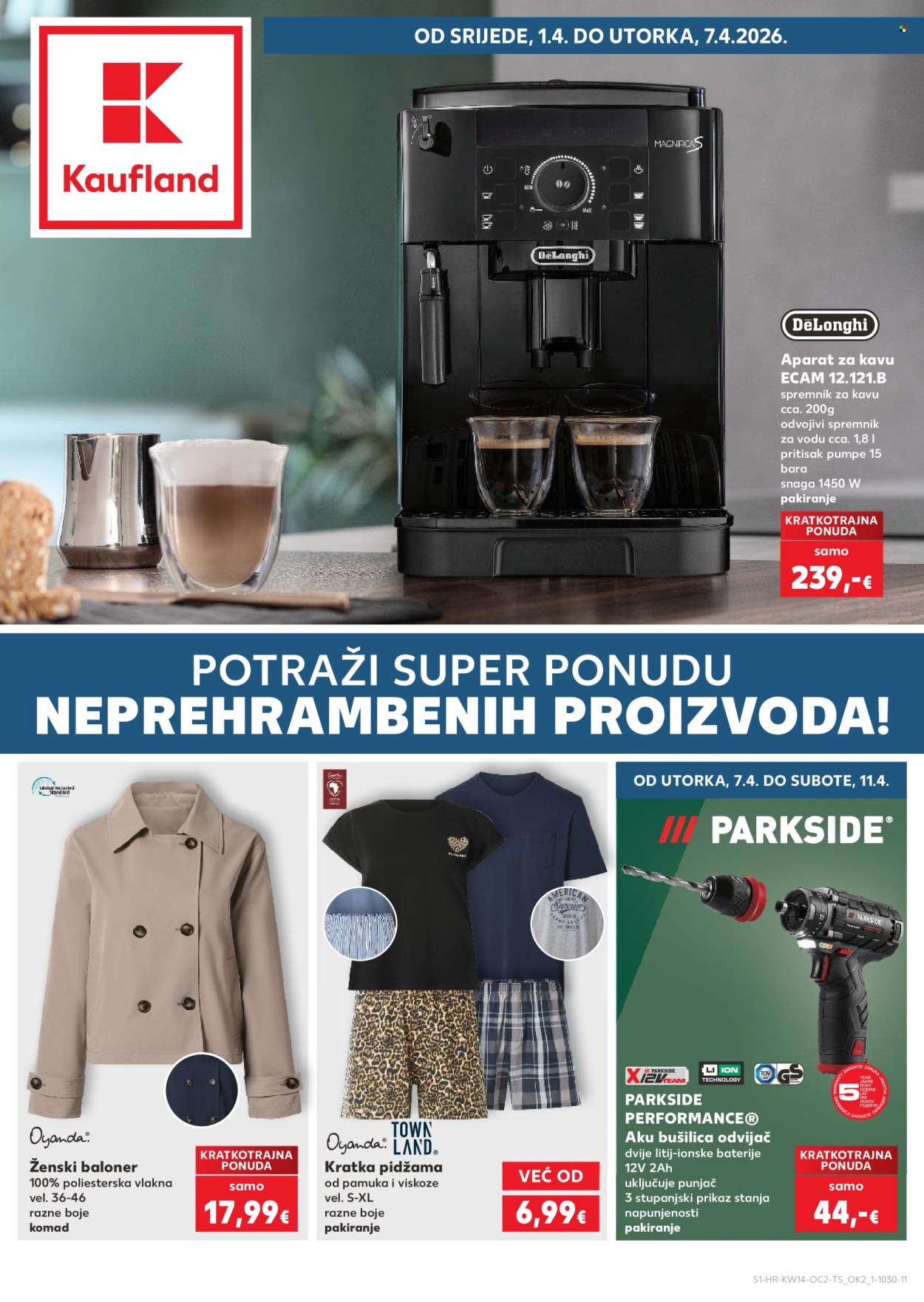 Kaufland katalog - 01.04.2026. - 07.04.2026. Stranica 1
