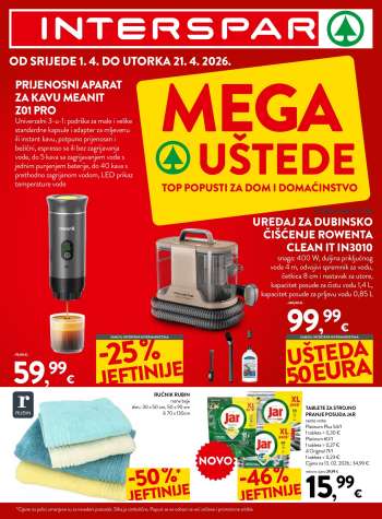 INTERSPAR katalog - 01.04.2026. - 21.04.2026.