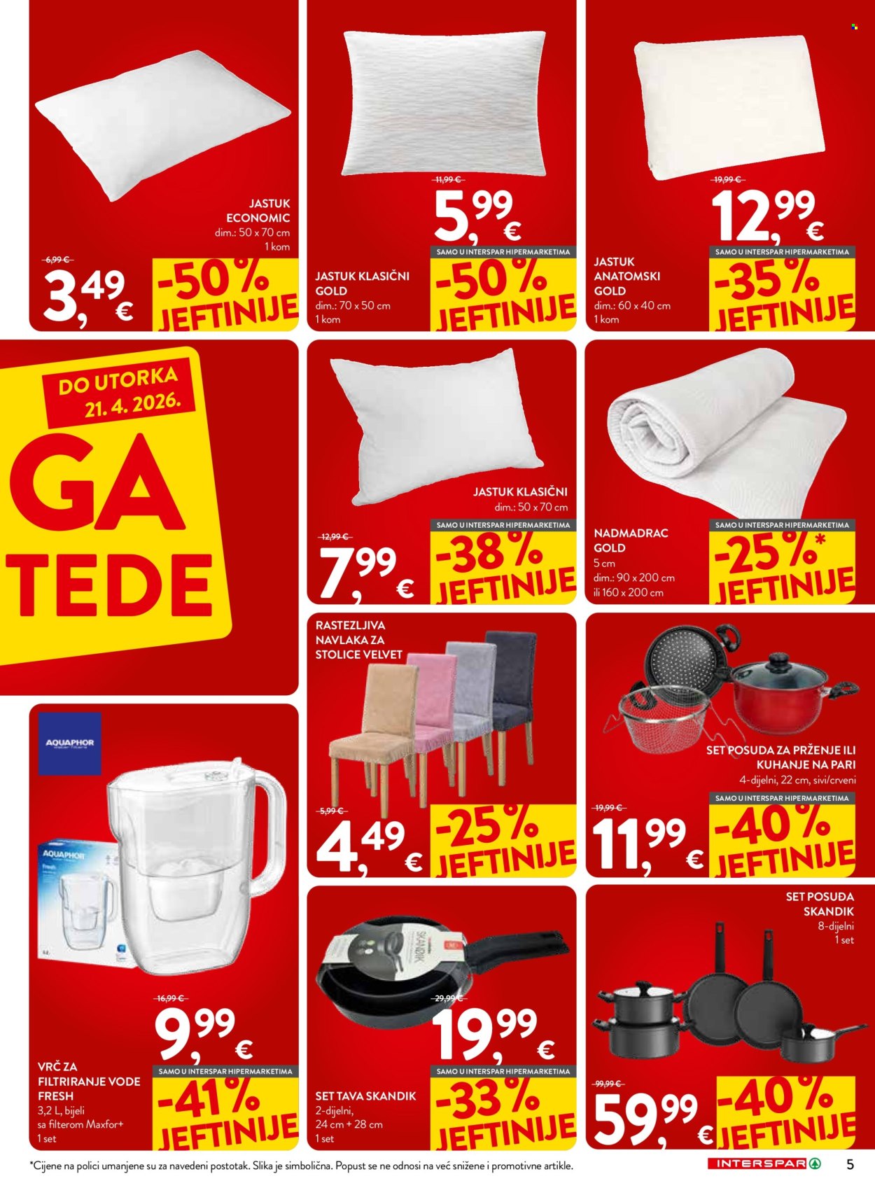 INTERSPAR katalog - 01.04.2026. - 21.04.2026. Stranica 5