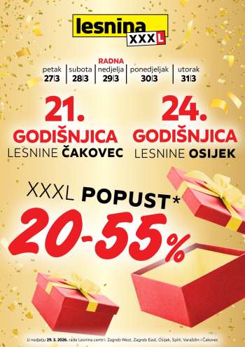 Lesnina katalog - 27.03.2026. - 31.03.2026.