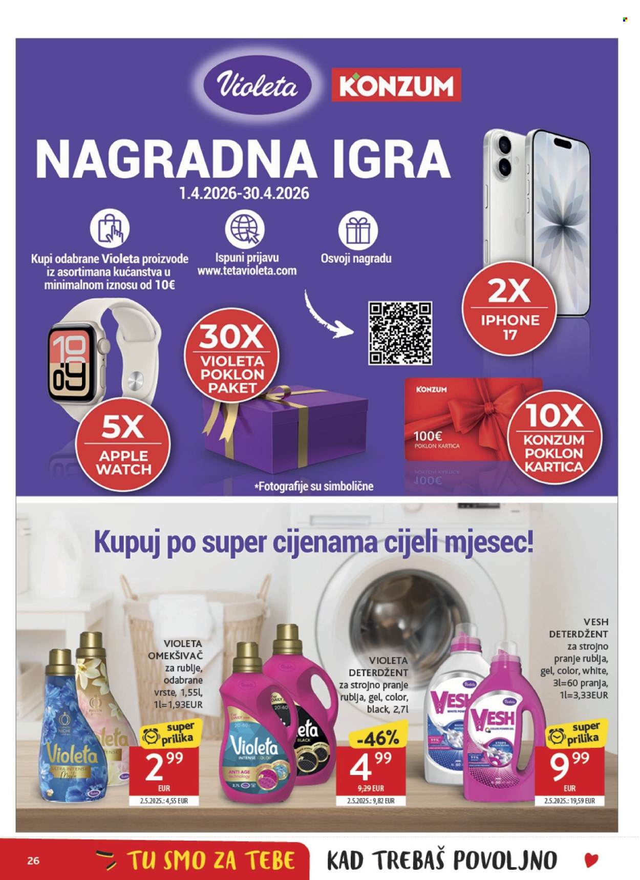 Konzum katalog - 01.04.2026. - 07.04.2026. Stranica 26