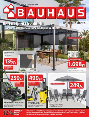Bauhaus katalog - 01.04.2026. - 14.04.2026.