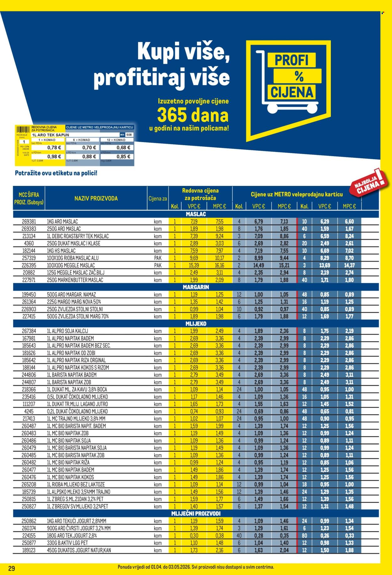 Metro katalog - 01.04.2026. - 03.05.2026. Stranica 29