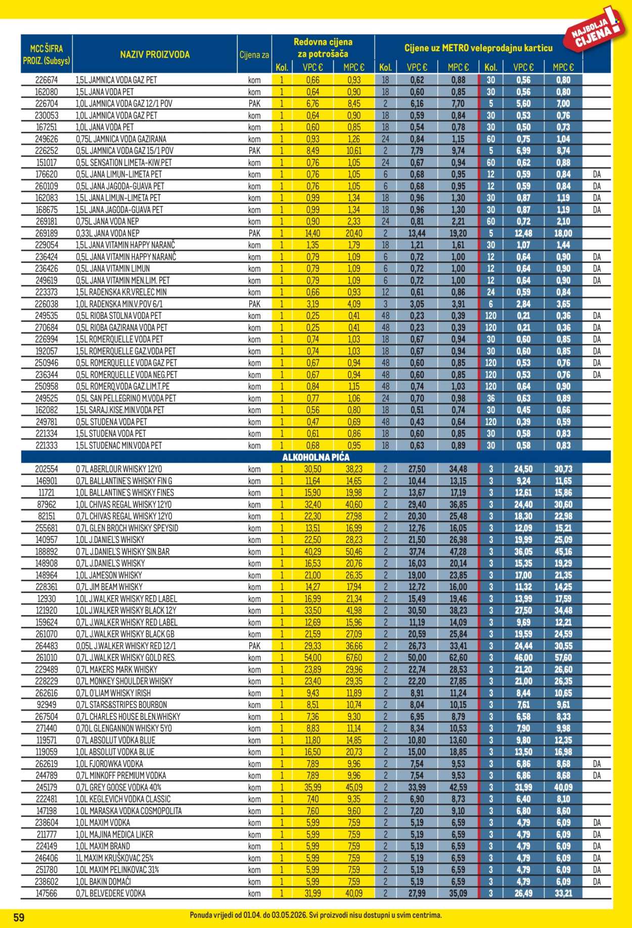 Metro katalog - 01.04.2026. - 03.05.2026. Stranica 59