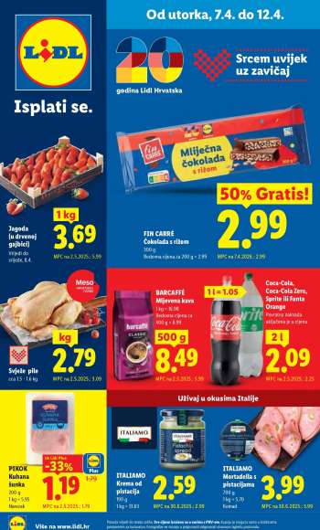 Lidl katalog - 07.04.2026. - 12.04.2026.