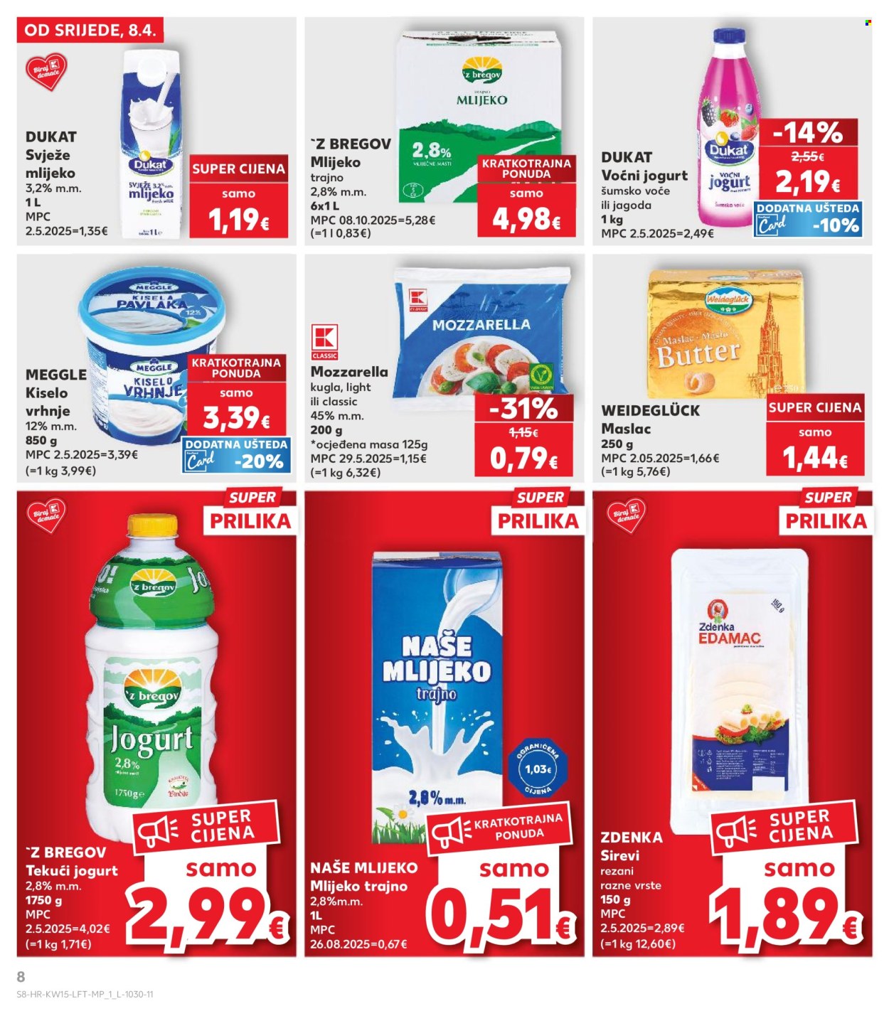 Kaufland katalog - 08.04.2026. - 14.04.2026. Stranica 8