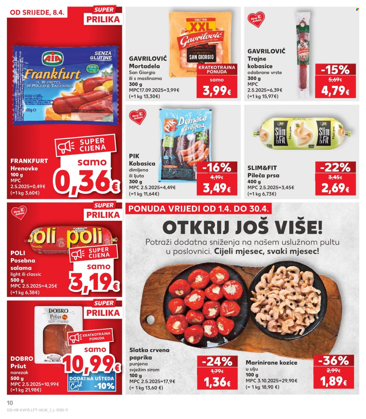 Kaufland katalog - 08.04.2026. - 14.04.2026. Stranica 10