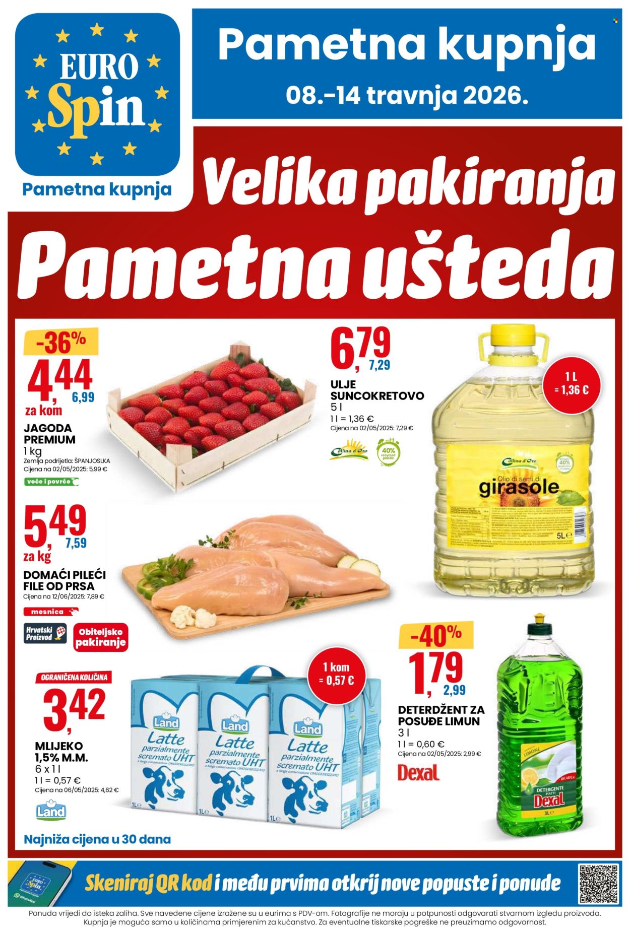 Eurospin katalog - 08.04.2026. - 14.04.2026. Stranica 1