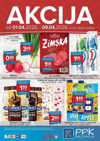 PPK Bjelovar katalog - 01.04.2026. - 09.04.2026.