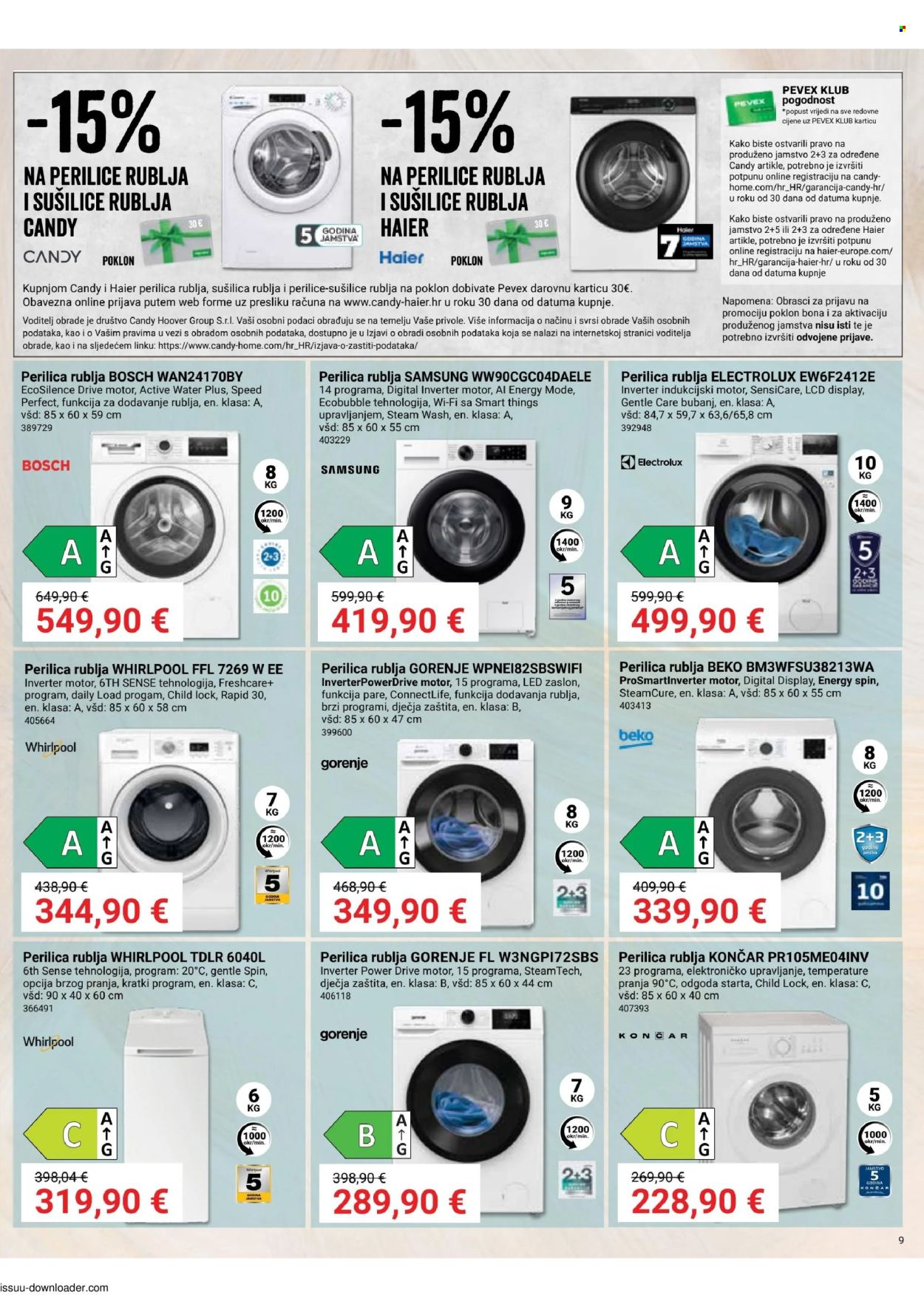 Pevex katalog - 03.04.2026. - 27.04.2026. Stranica 9