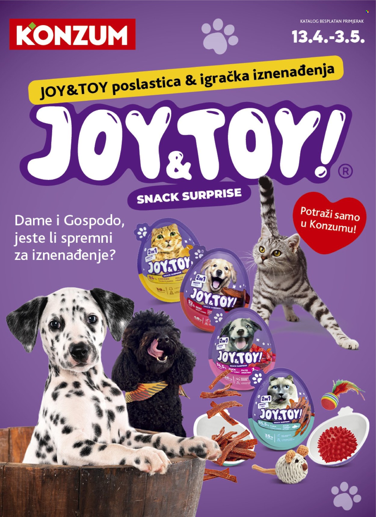 Konzum katalog - 13.04.2026. - 03.05.2026. Stranica 1