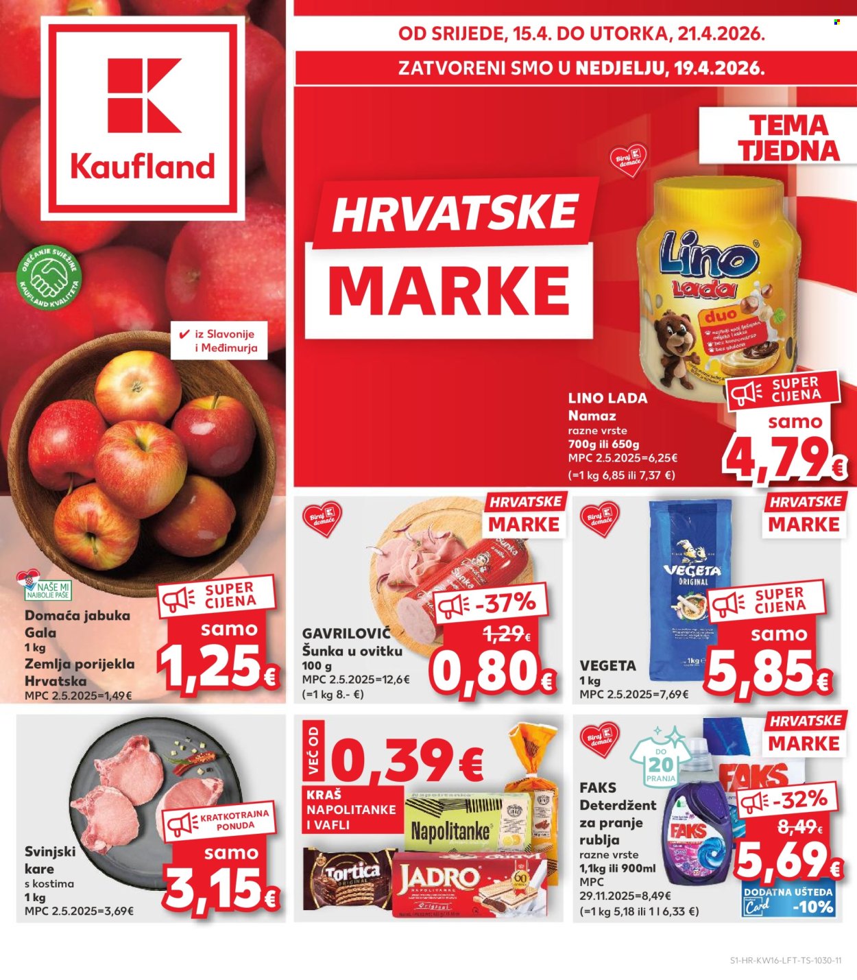 Kaufland katalog - 15.04.2026. - 21.04.2026. Stranica 1