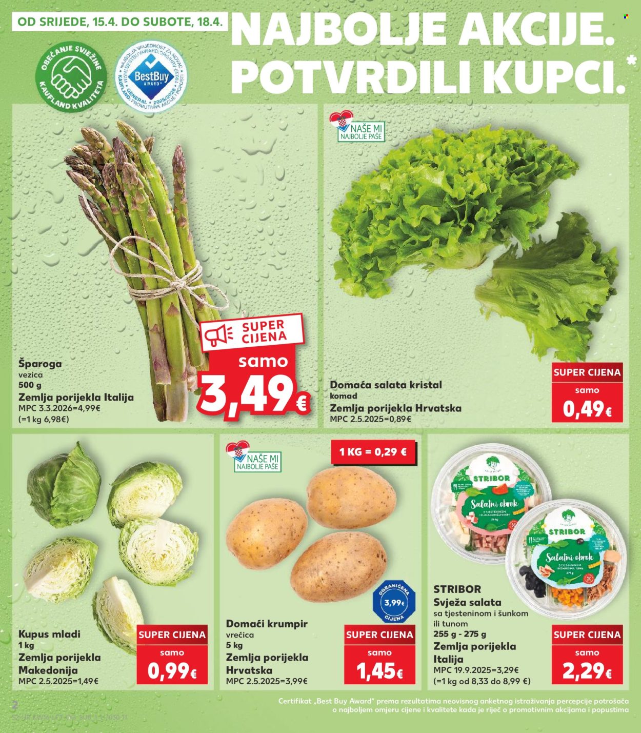 Kaufland katalog - 15.04.2026. - 21.04.2026. Stranica 2