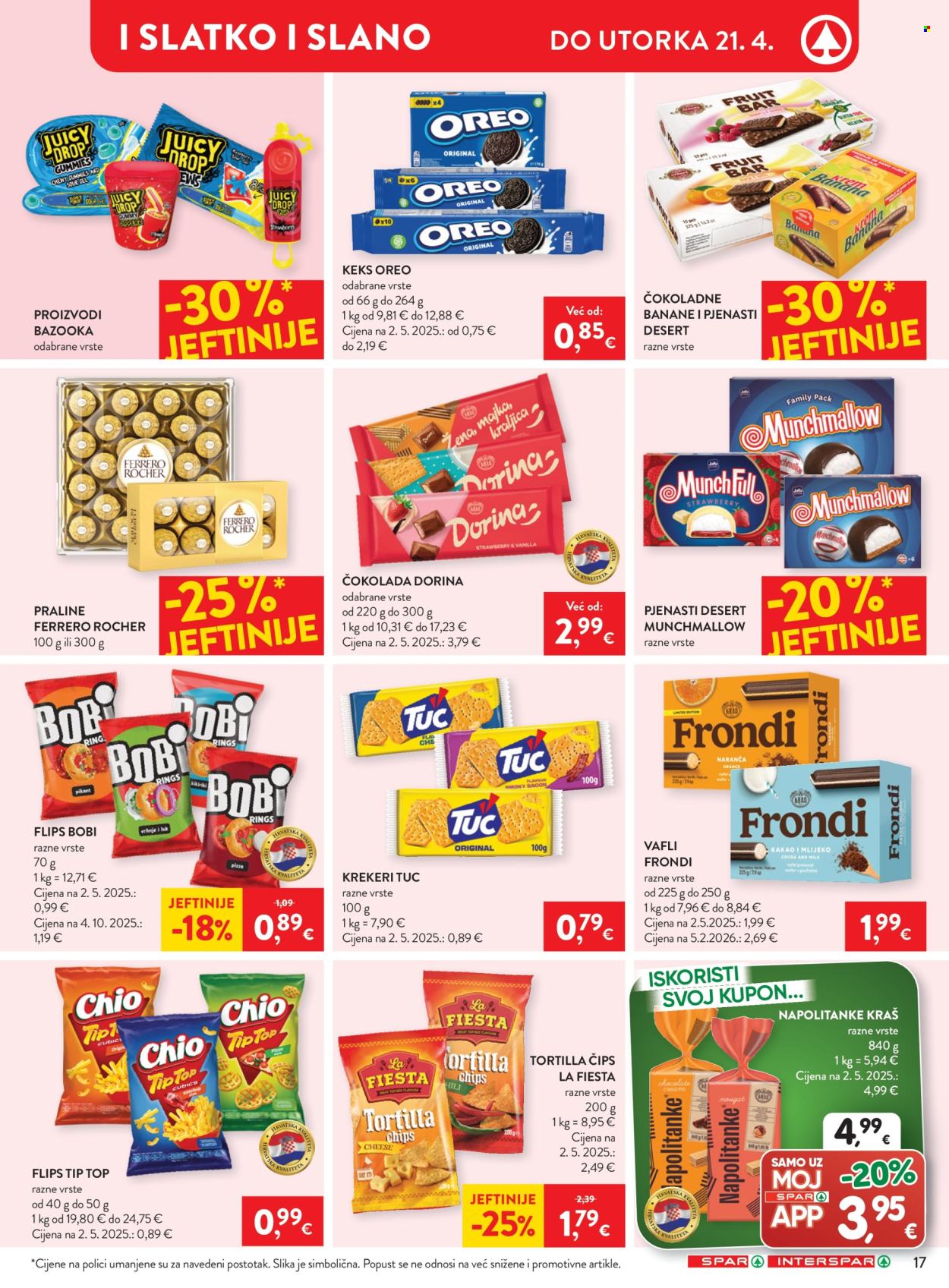 INTERSPAR katalog - 15.04.2026. - 21.04.2026. Stranica 21