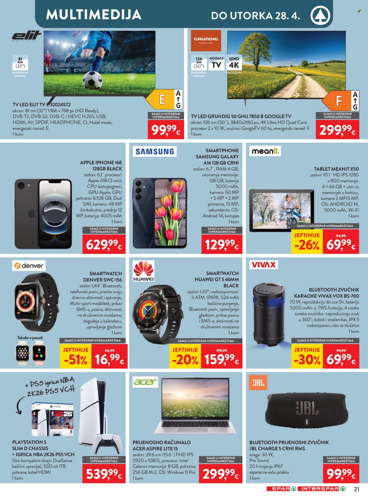 INTERSPAR katalog - 15.04.2026. - 21.04.2026. Stranica 25