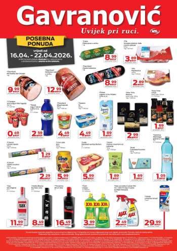 Gavranović katalog - 16.04.2026. - 22.04.2026.