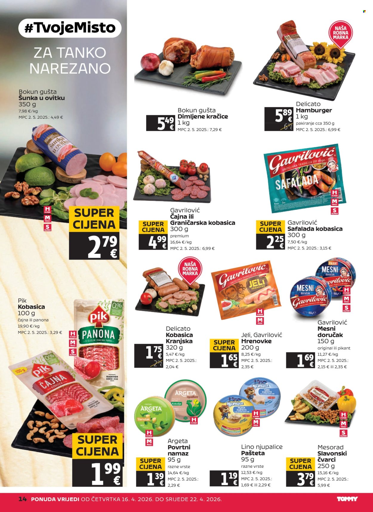 Tommy katalog - 16.04.2026. - 22.04.2026. Stranica 14