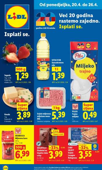 Lidl katalog - 20.04.2026. - 26.04.2026.