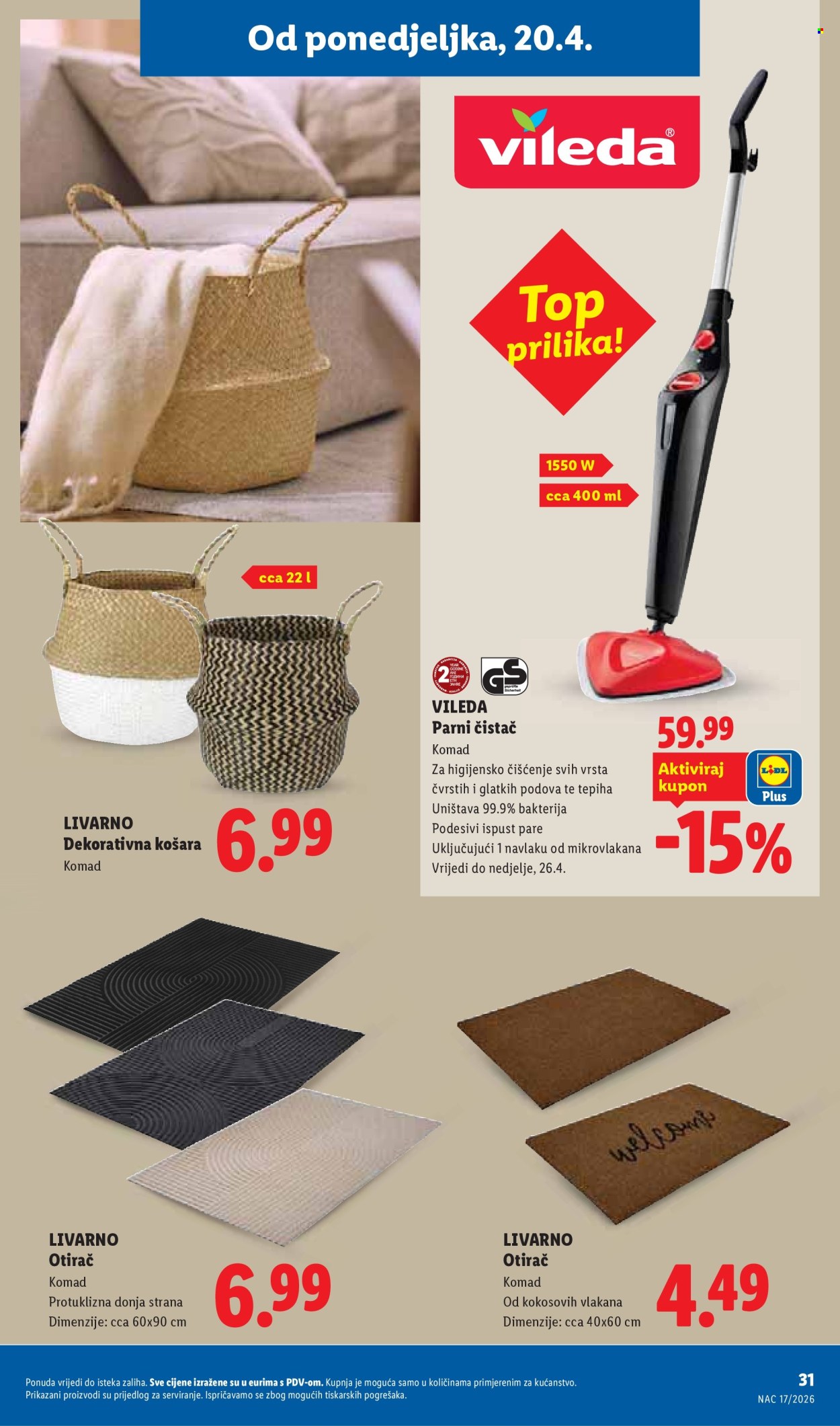 Lidl katalog - 20.04.2026. - 26.04.2026. Stranica 31