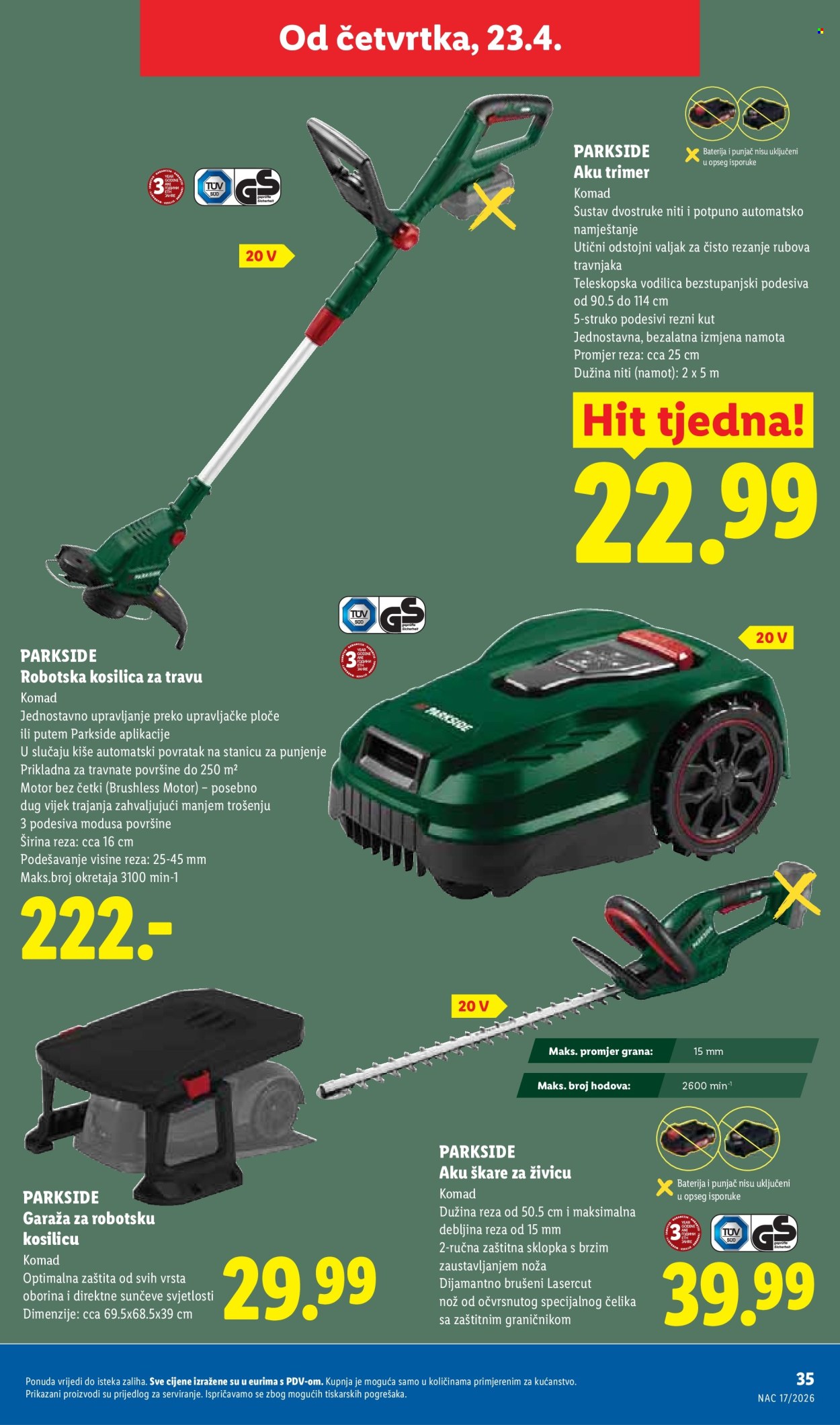 Lidl katalog - 20.04.2026. - 26.04.2026. Stranica 35
