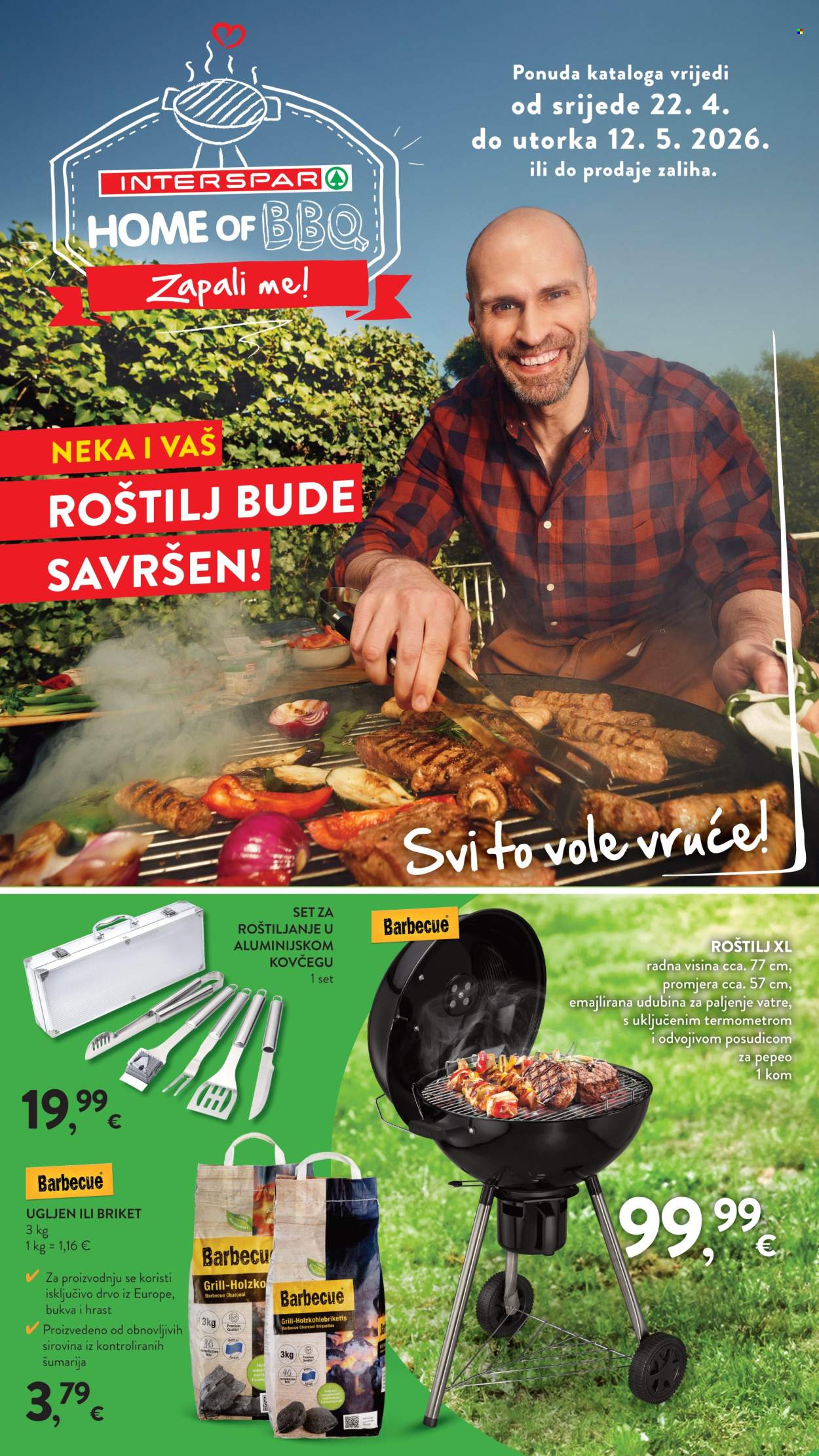 INTERSPAR katalog - 22.04.2026. - 12.05.2026. Stranica 1