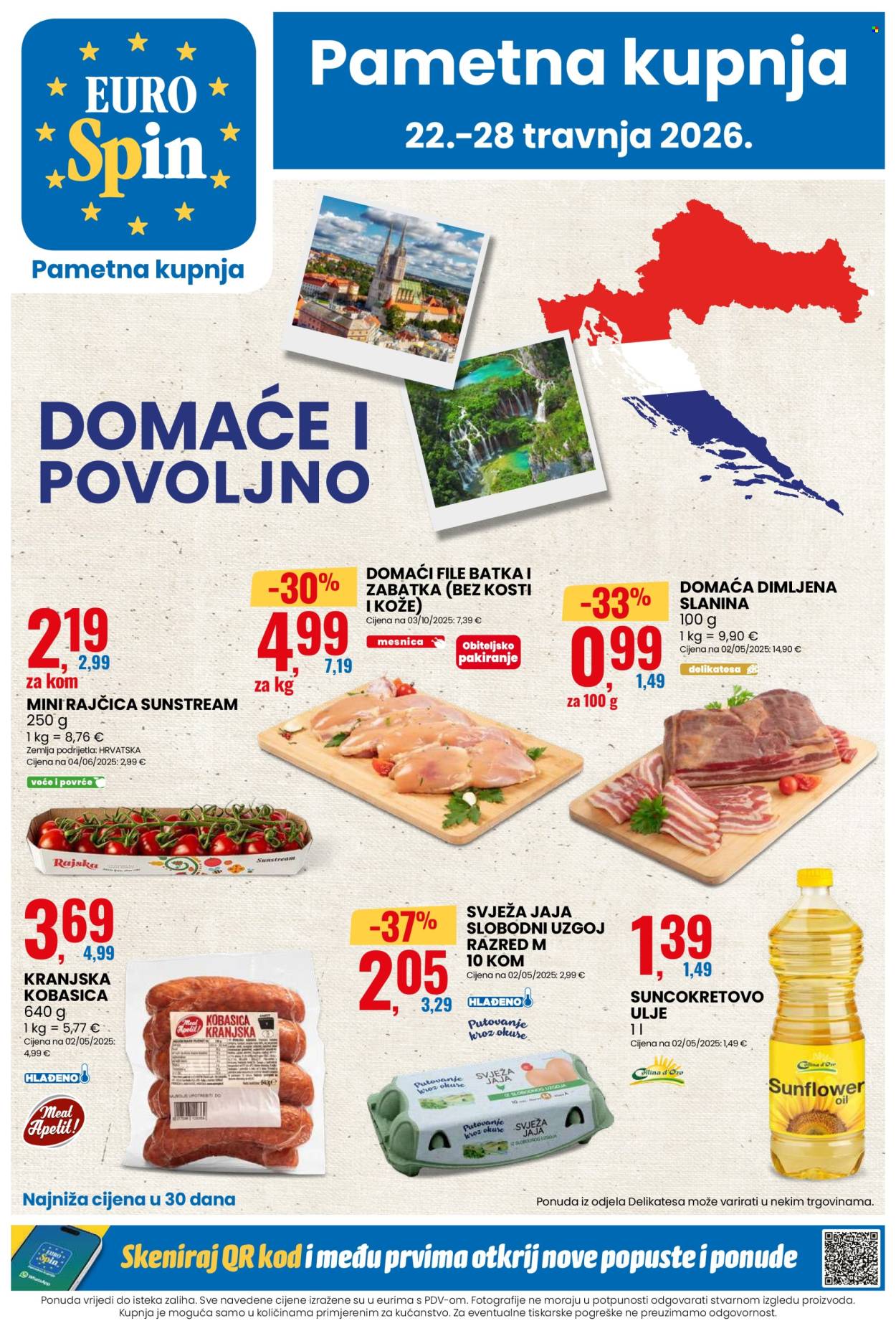 Eurospin katalog - 22.04.2026. - 28.04.2026. Stranica 1