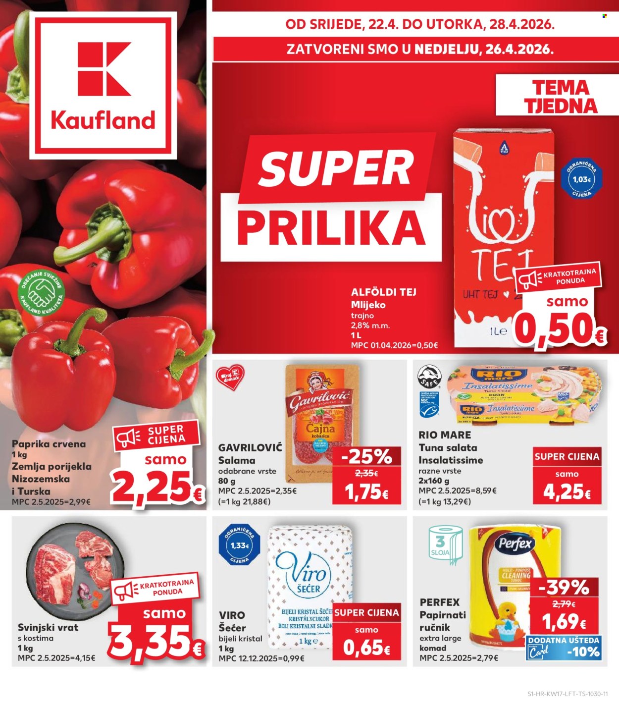 Kaufland katalog - 22.04.2026. - 28.04.2026. Stranica 1