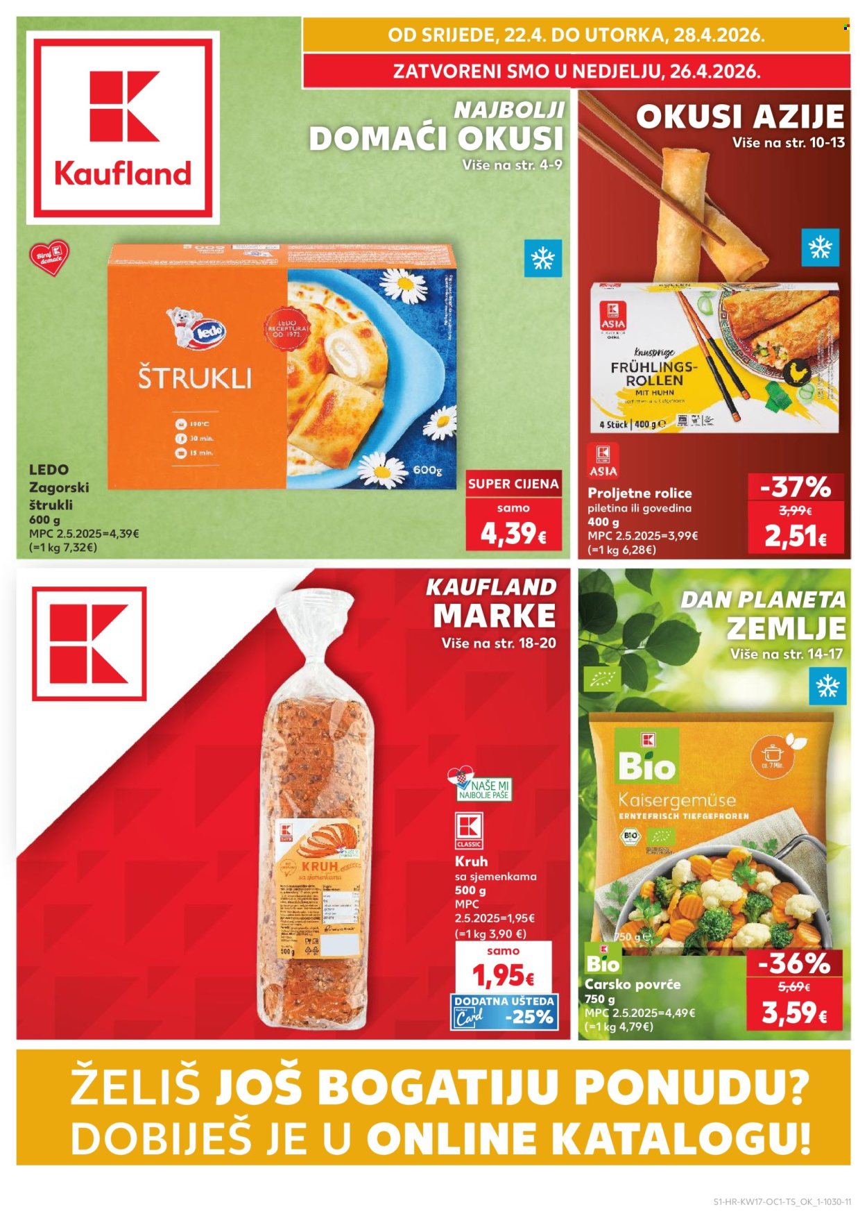 Kaufland katalog - 22.04.2026. - 28.04.2026. Stranica 1