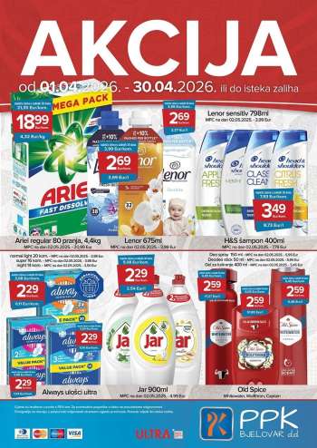 PPK Bjelovar katalog - 01.04.2026. - 30.04.2026.