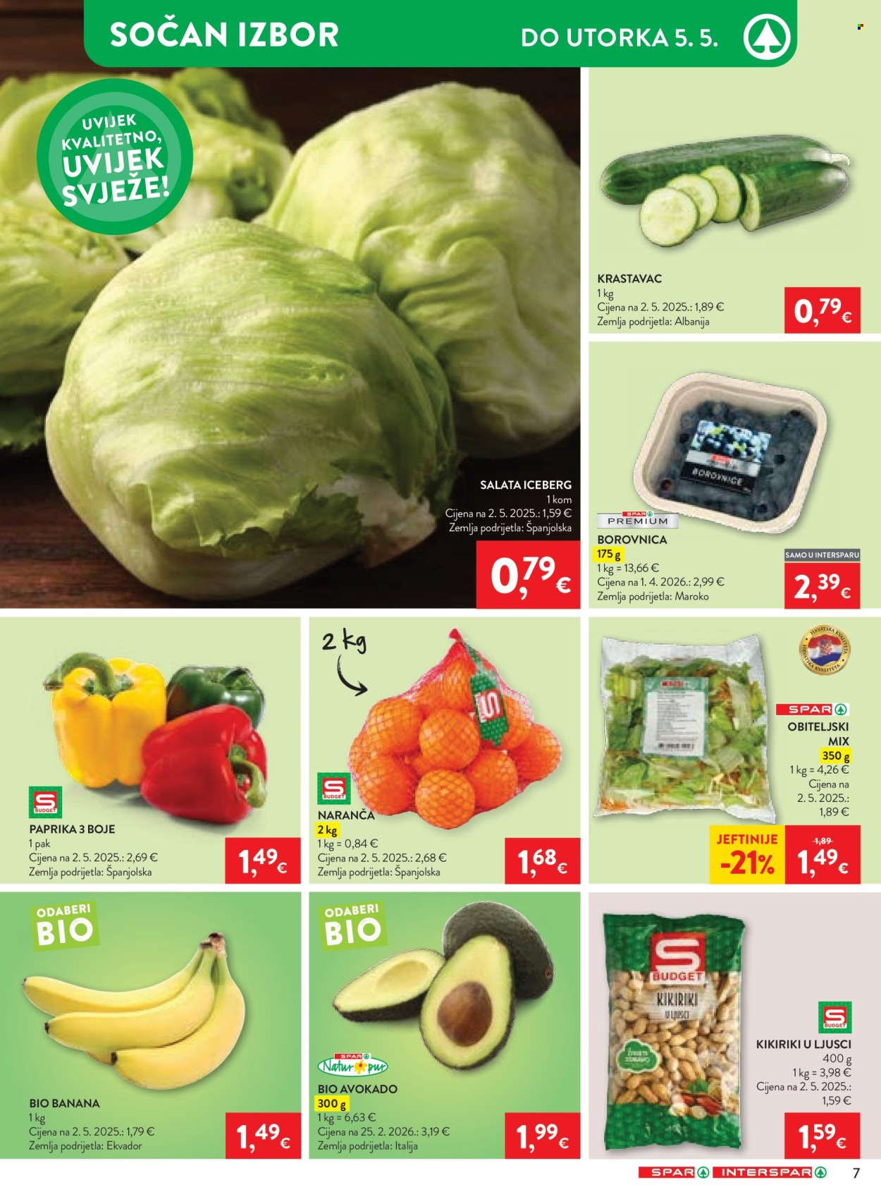 SPAR katalog - 29.04.2026. - 05.05.2026. Stranica 7