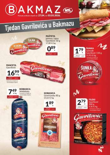 Bakmaz katalog - 27.04.2026. - 03.05.2026.
