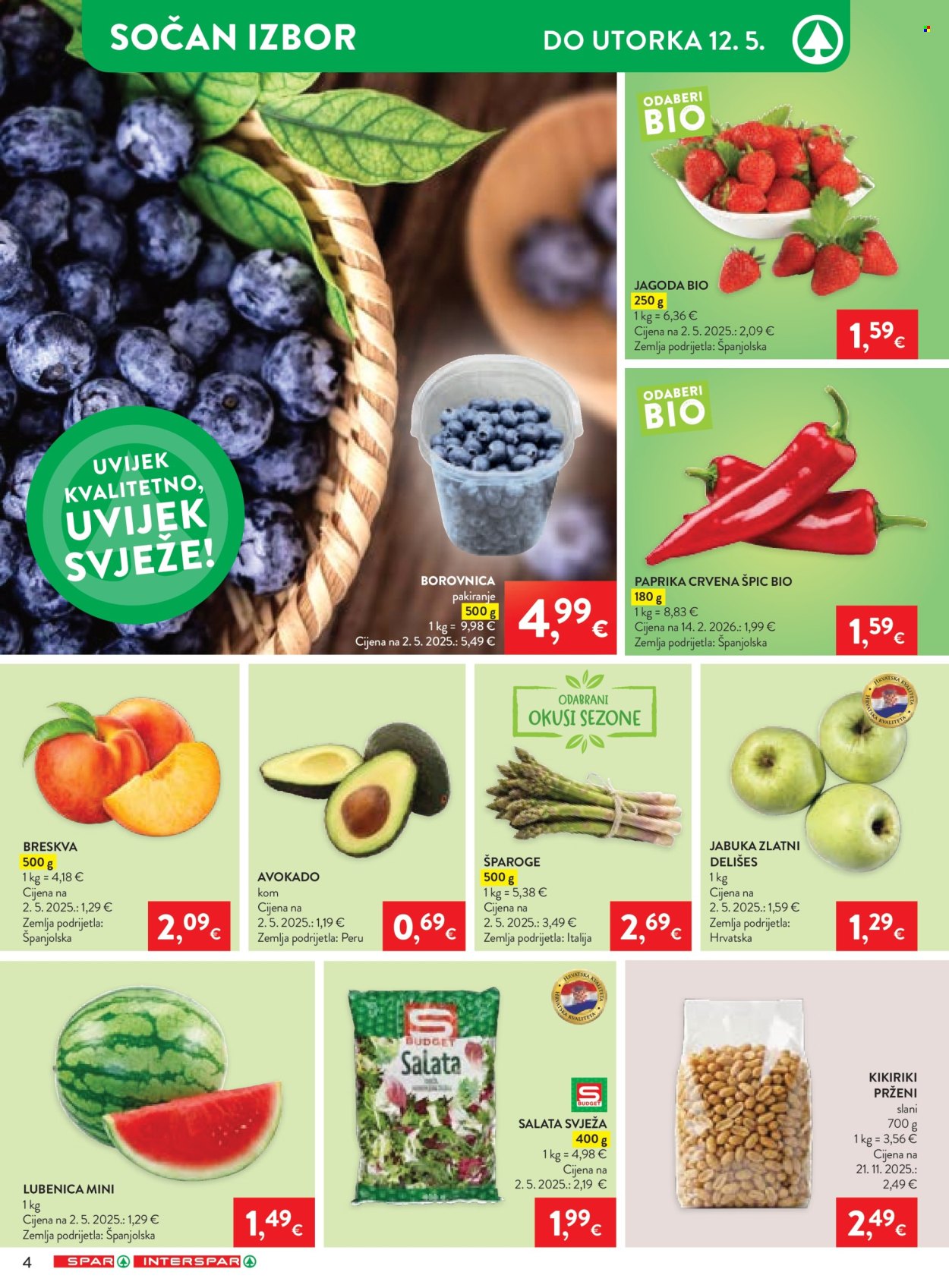 INTERSPAR katalog - 06.05.2026. - 12.05.2026. Stranica 4