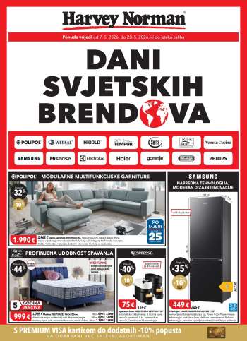 Harvey Norman katalog - 07.05.2026. - 20.05.2026.