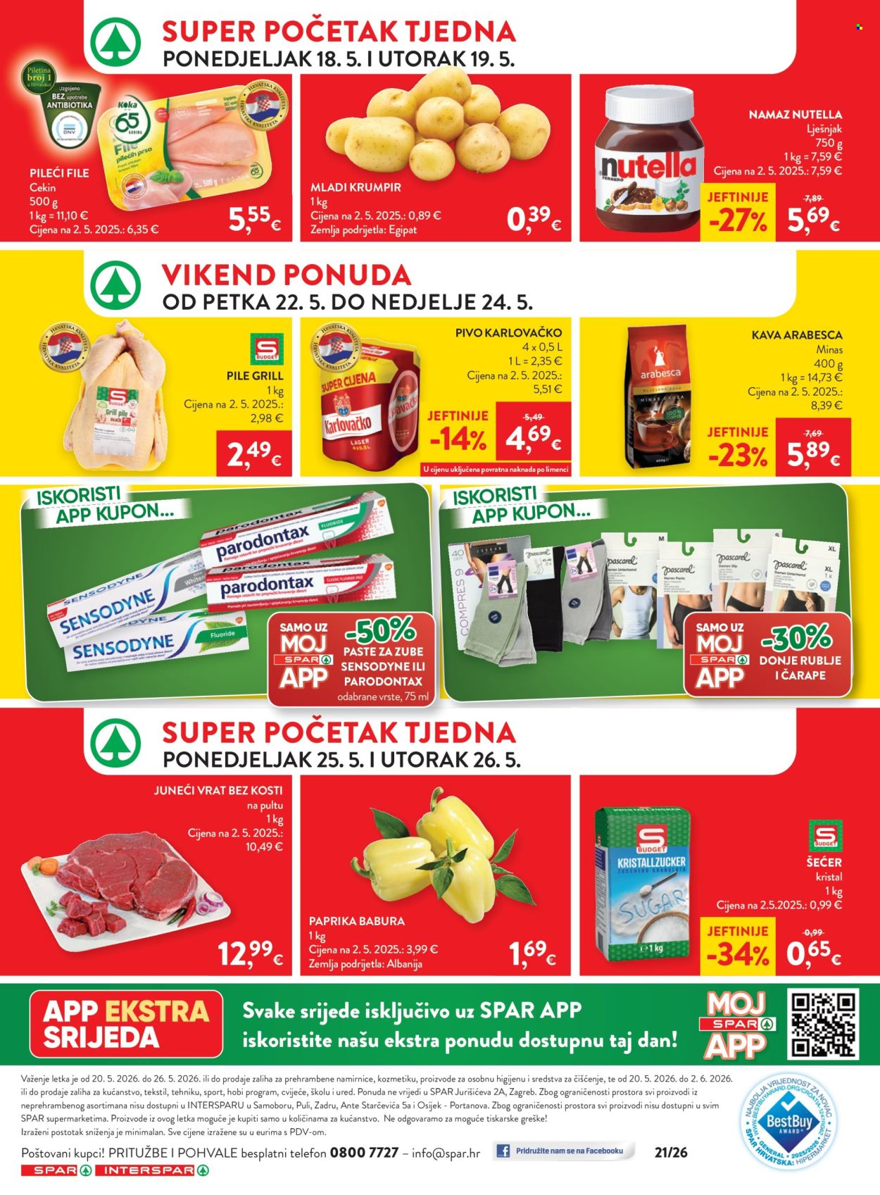 INTERSPAR katalog - 20.05.2026. - 26.05.2026. Stranica 43
