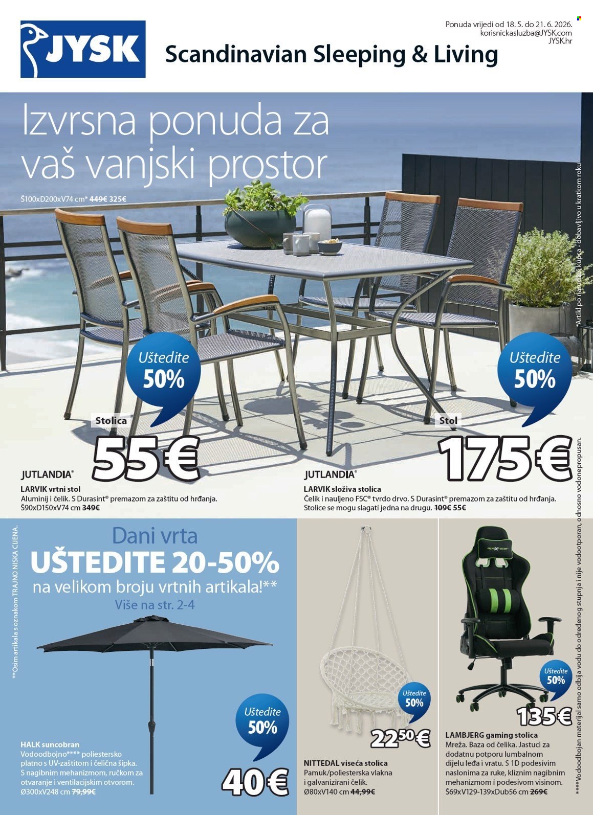 JYSK katalog - 18.05.2026. - 21.06.2026. Stranica 2