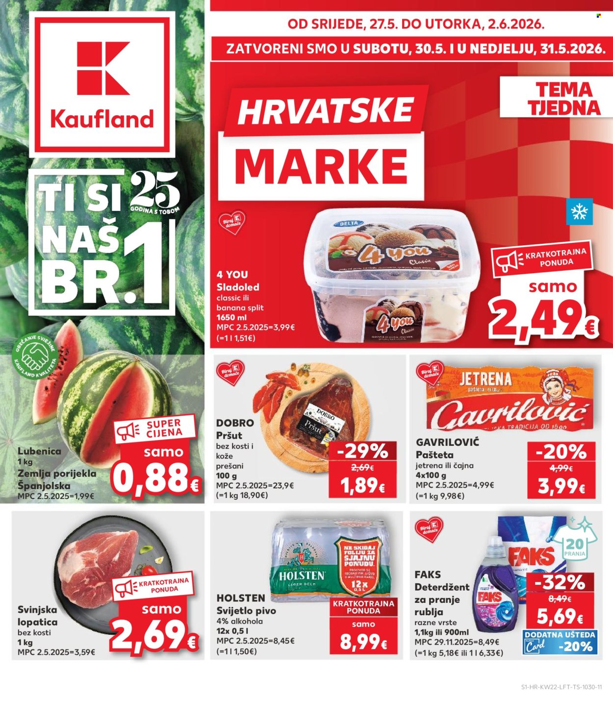 Kaufland katalog - 27.05.2026. - 02.06.2026. Stranica 1