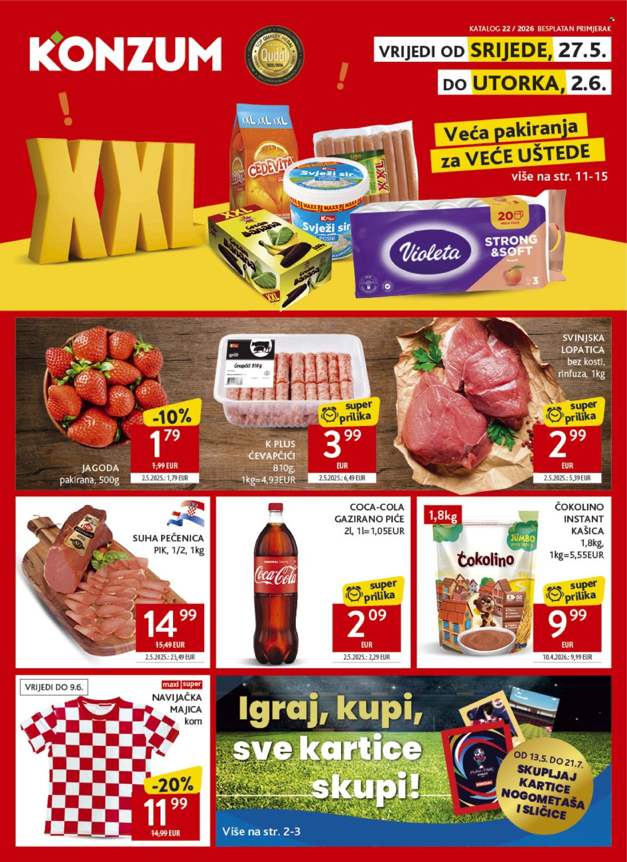 Konzum katalog - 27.05.2026. - 02.06.2026. Stranica 1