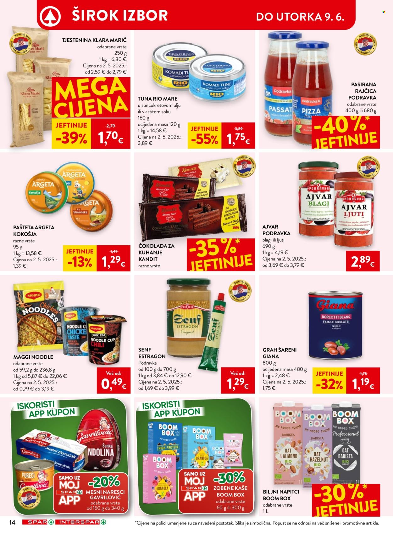 INTERSPAR katalog - 03.06.2026. - 09.06.2026. Stranica 14