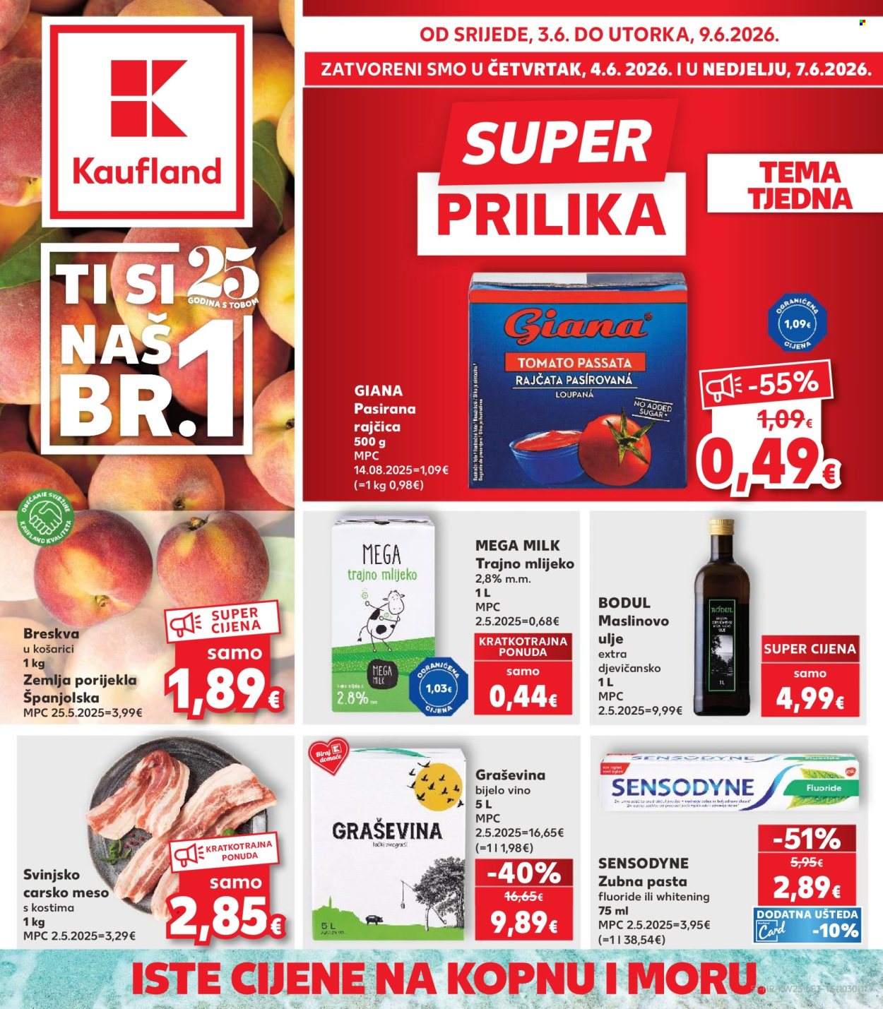 Kaufland katalog - 03.06.2026. - 09.06.2026. Stranica 1
