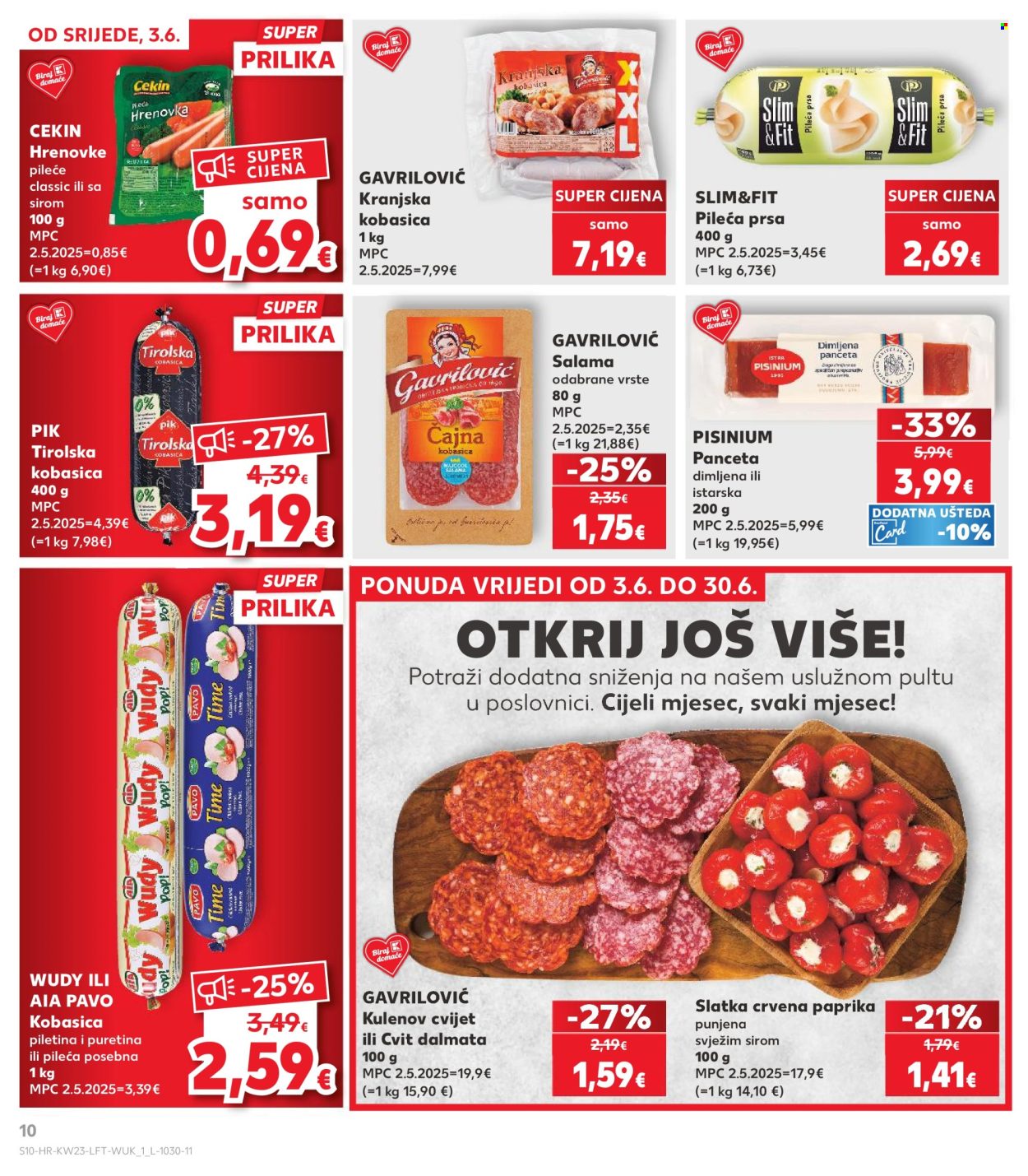 Kaufland katalog - 03.06.2026. - 09.06.2026. Stranica 10